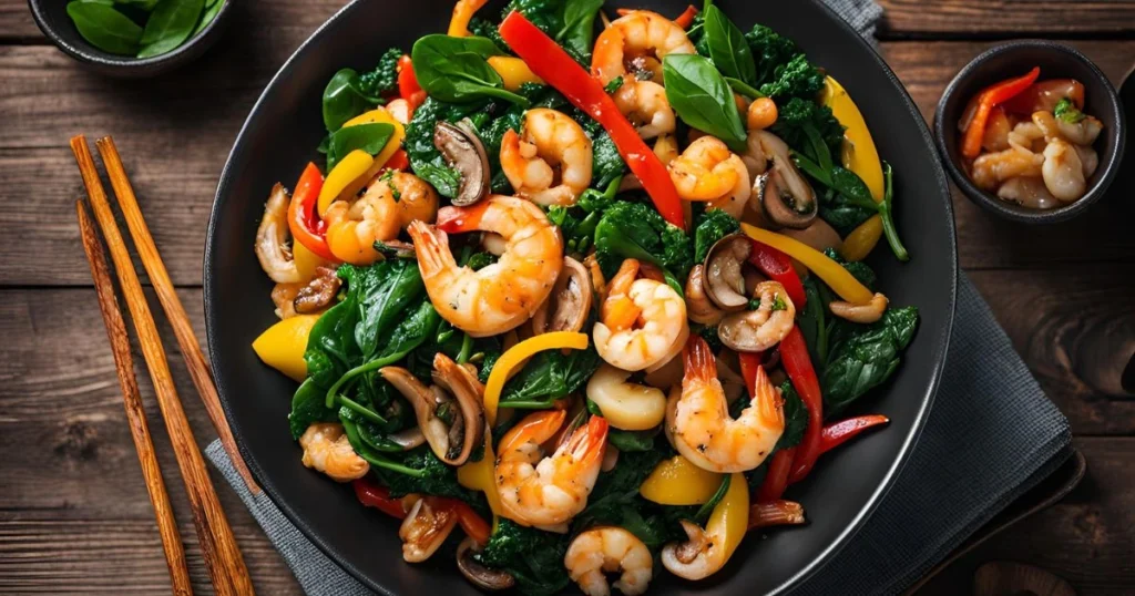 recipe for shrimp and chicken stir fry