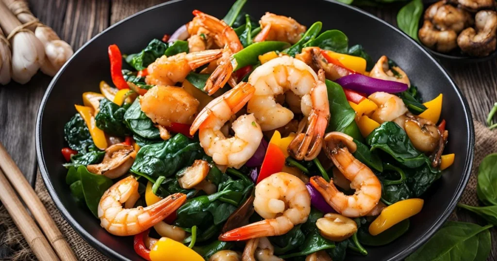 recipe for shrimp and chicken stir fry