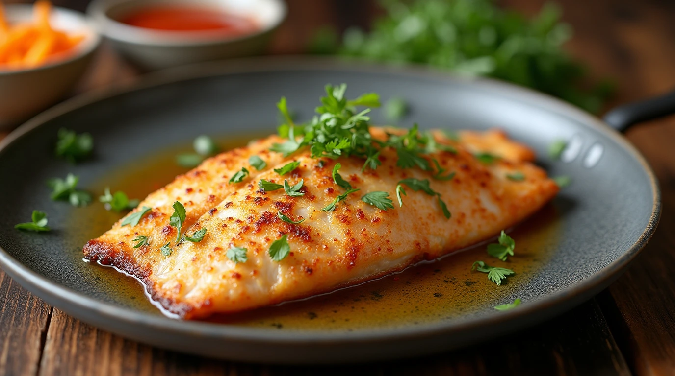 pan fish cooking